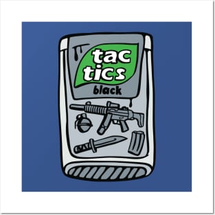 Black TacTics Tactical pack Posters and Art